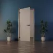 Kép 1/6 - DUAL-DOOR Pro Ajtó Szett, keret nélküli üvegajtóhoz, 75-130mm falig, 50kg ajtóüvegig, fekete