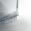 Kép 1/2 - Vízzáró profil, 8 mm-es üveghez, 220 cm-es, alsó vízvető, egyszakállas, átlátszó