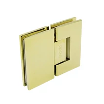 CUBE Üveg-üveg pánt 180°, FÉNYES ARANY