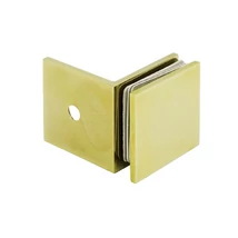 CUBE Fix fali üvegrögzítő "L" 90°, FÉNYES ARANY