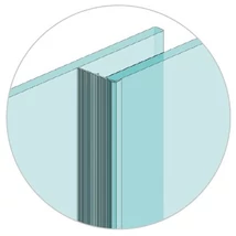 Légzáró profil beltéri toló ajtóhoz