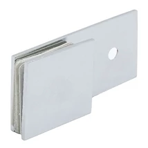 NÉGYZETES Fix fali üvegrögzítő 180 fokos