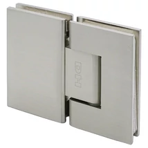 CUBE NÉGYZETES Üveg-Üveg pánt 180 fokos, SZÁLCSISZOLT