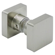 CUBE Négyzetes gomb, SZÁLCSISZOLT