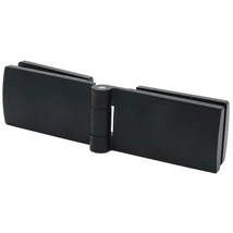 MATT FEKETE Üveg-Üveg pánt 180 fokos, nem rugós