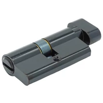 DUAL-DOOR Zárbetét gomb-rés, fekete