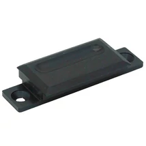 DUAL-DOOR Tolózár fogadóelem, keret nélküli üvegajtóhoz, fekete