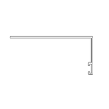 DUAL-DOOR Pro Kicsi toktoldó (5,5m), 75-130mm falig, keret nélküli üvegajtóhoz, fekete