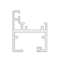 DUAL-DOOR Office Ajtó keret (5,5m), fekete