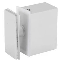 Tolóajtós sarok zuhanykabinhoz cső csatlakozó fix üvegre