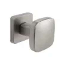 Négyzetes ajtógomb, fixálható, szatén nikkel