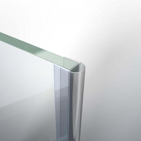 D Profil 250 cm-es, 8 mm-es üveghez