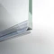 Vízzáró profil, 8 mm-es üveghez, 220 cm-es, alsó vízvető, átlátszó